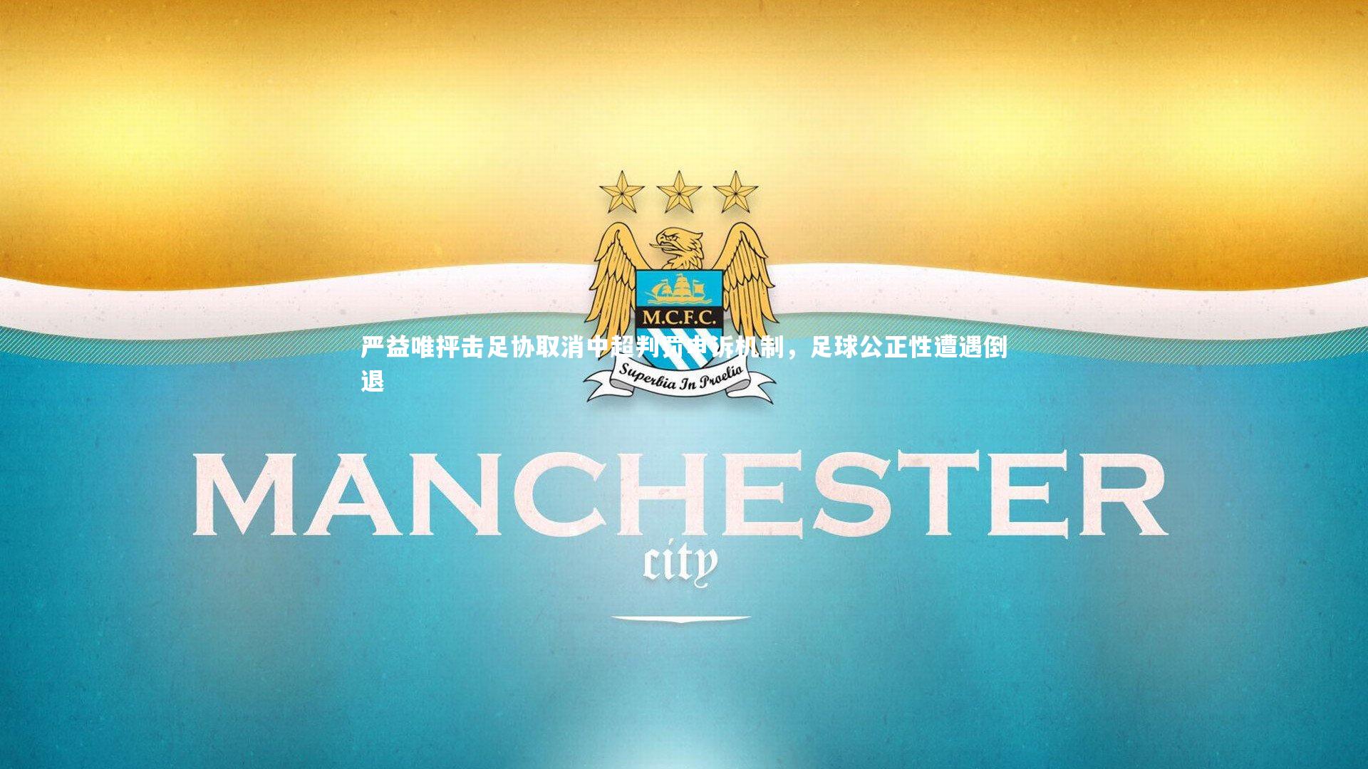 严益唯抨击足协取消中超判罚申诉机制，足球公正性遭遇倒退